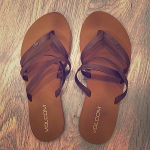 Volcom sandals!